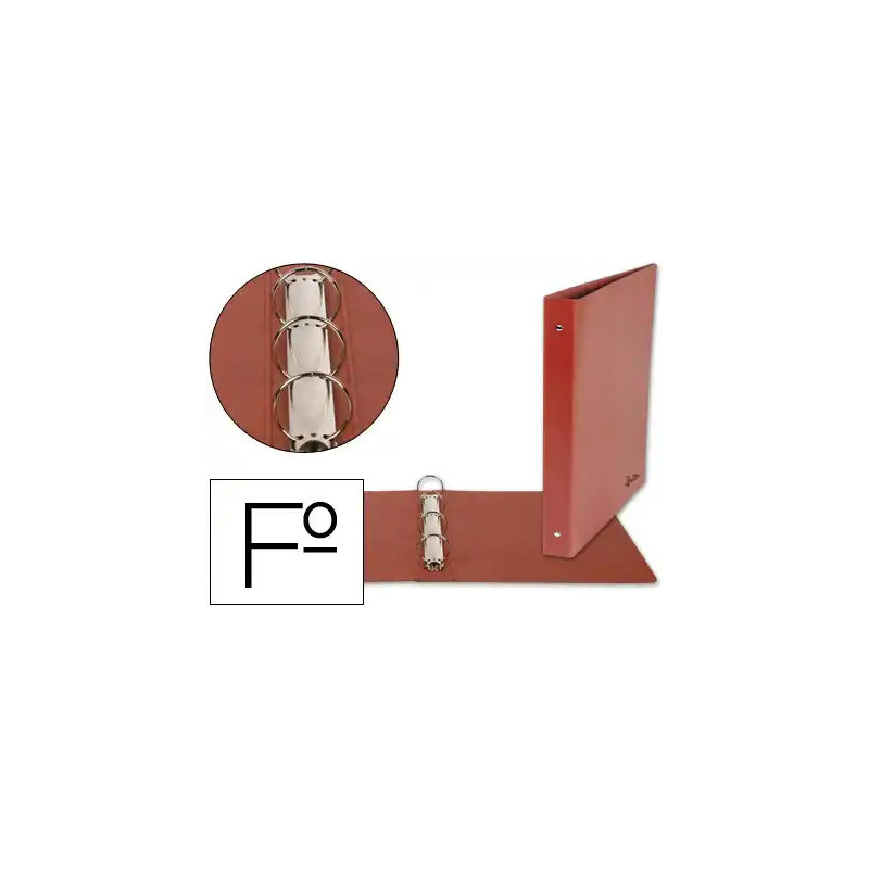 CARPETA Fº 4 ANIL. 40 MM MIXTAS
