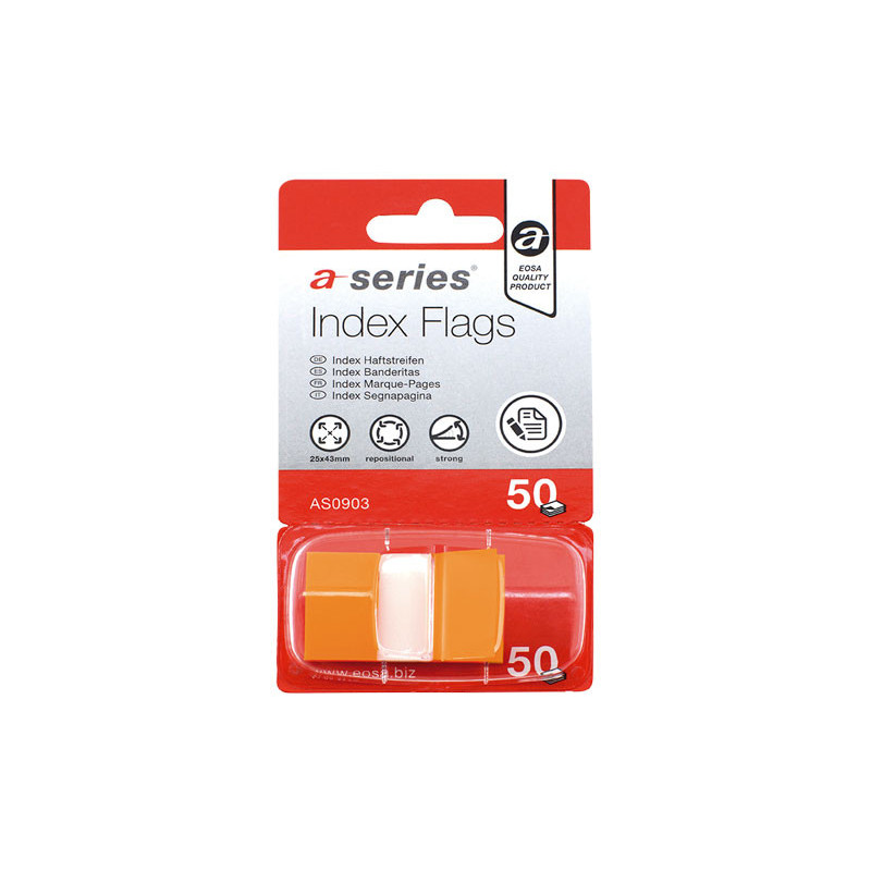 ÍNDICES ADHESIVOS 45*25 S A-SERIES 50H (MONOCOLOR)