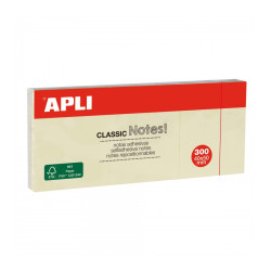 NOTAS 38X51MM AUTOADH COLOR AMARILLO (3 U.)