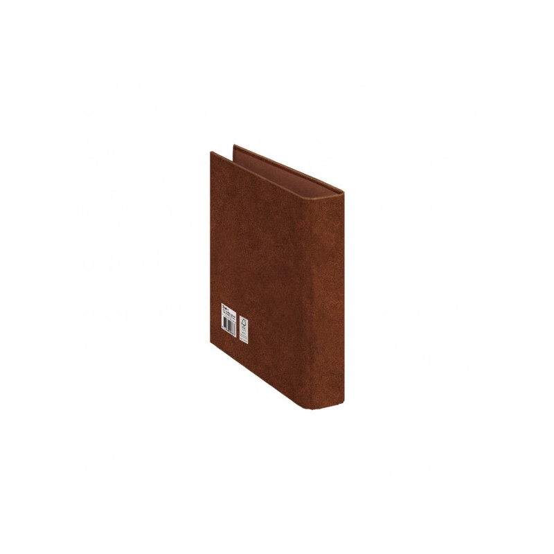 CARPETA 4º 2 ANILL. 25 mm  mixtas MARRON