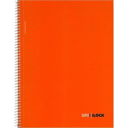 CUADERNO A4 160H 5x5 CUADRIC. ESPIRAL 60g