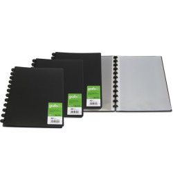 CARP. FUNDAS 50 FUNDAS DISCOS PP OPACO RÍGIDO A4