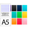 CUADERNO A5  140h MICROPERFORADO cuadr. 5x5 bandas 6