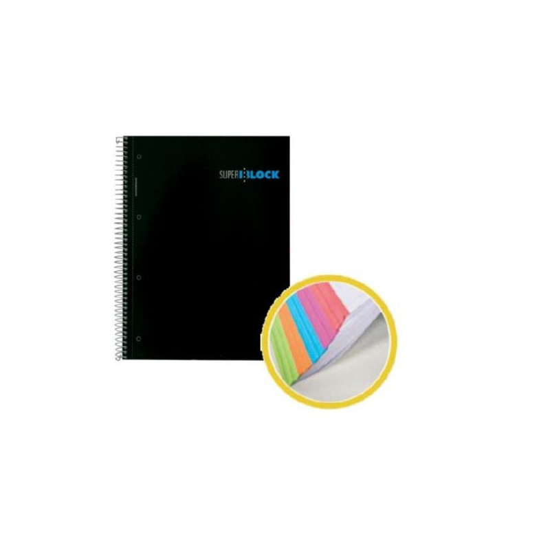 CUADERNO A4 MICROPERFORADO 160 H CUADR. 5*5