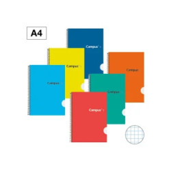 CUADERNO A4 80 H ESPIRAL TAPA DURA