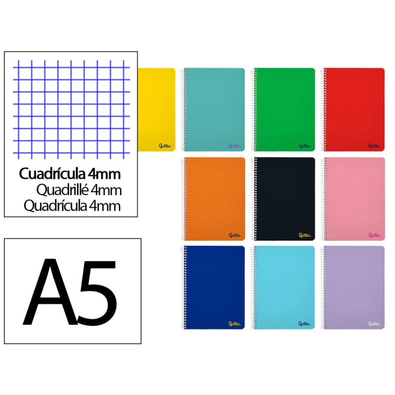 CUADERNO  4º TAPA BLANDA ESPIRAL