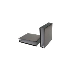 CAJA ARCHIVADOR A4 75MM NEGRO BRILLANTE