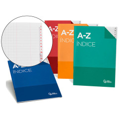 Indice A5 tapa cartoncillo   24 hojas