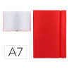 Libreta indice A7 similpiel 120 hojas