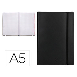 Libreta indice A5 similpiel 120 hojas