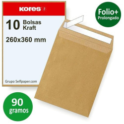 BOLSAS PAPEL KRAFT 260X360