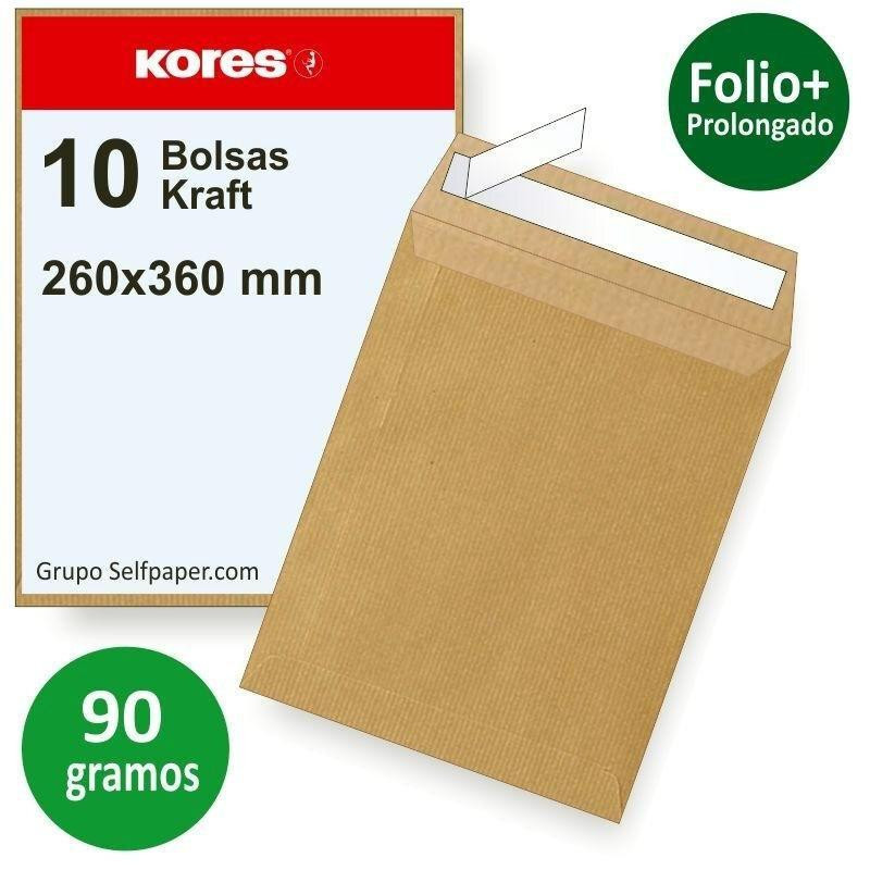 BOLSAS PAPEL KRAFT 260X360