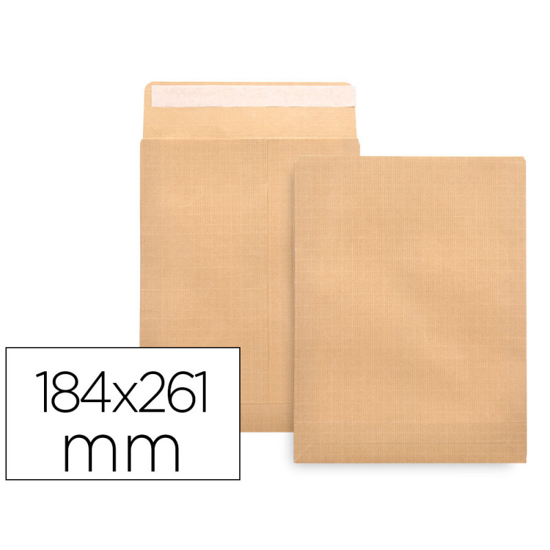 BOLSA ENVÍO KRAFT, 184 X 261 MM
