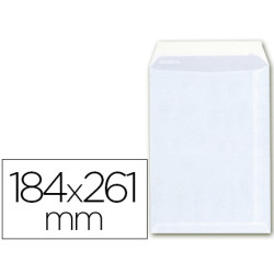 BOLSA ENVÍO BLANCO, 184 X 261 MM