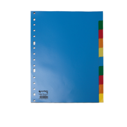 SEPARADOR  A4 PP 10 POS. A4 16 TALADROS