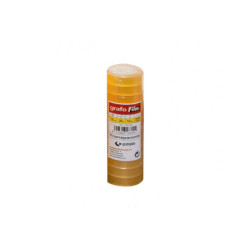 CINTA ADHESIVA 12MMX33M TRANSPARENTE