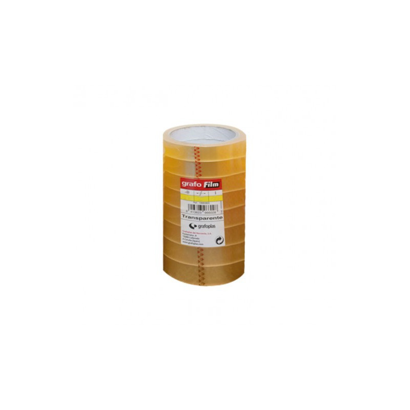 CINTA ADHESIVA 19MMX66M TRANSPARENTE