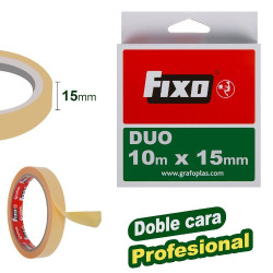 CIN. DOBLE CARA 15MMX10 ADHESIVA